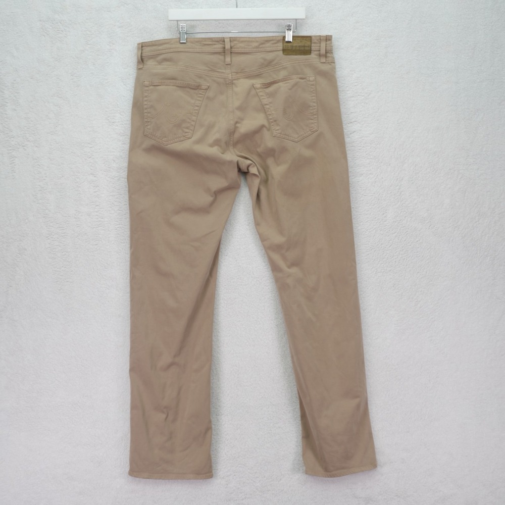 Adriano Goldschmied The Protege Straight Leg Men's Tan Lightweight Jeans 41 / 35 - Picture 5 of 13